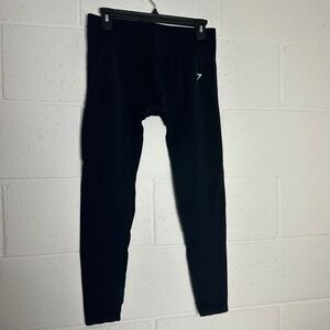 Gymshark Vital Seamless High Waisted Leggings Black Womens medium Activewear
